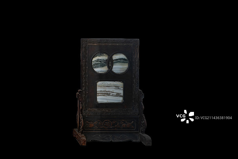 中国古典家俱，插座式屏风图片素材