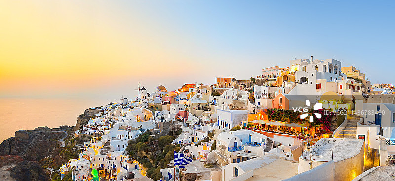 希腊城镇景观图片素材