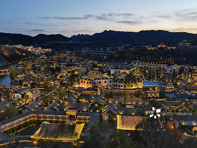 古北水镇之夜图片素材