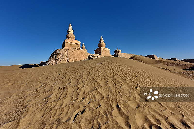 黑城遗址一角图片素材