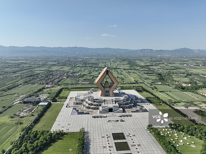 法门寺释伽牟尼舍利子塔图片素材