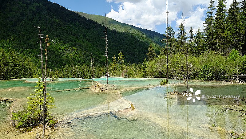 自然风光：神仙池的绝美风景图片素材