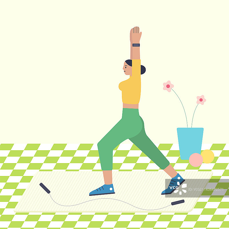 运动矢量插画图片素材