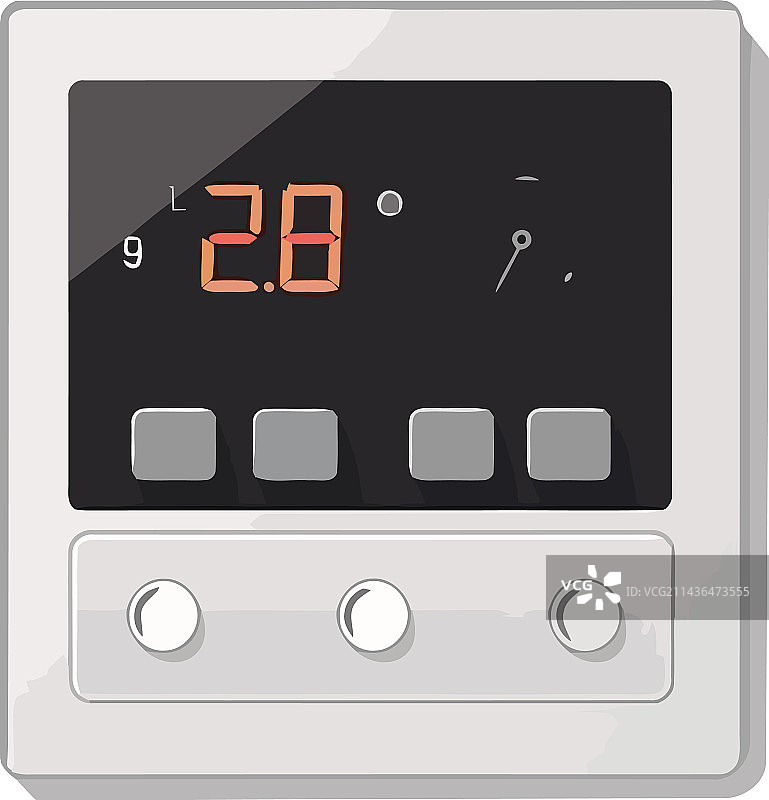 恒温器调节温度图片素材