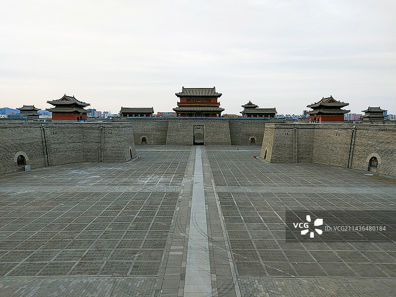 山西省大同市大同古城墙图片素材