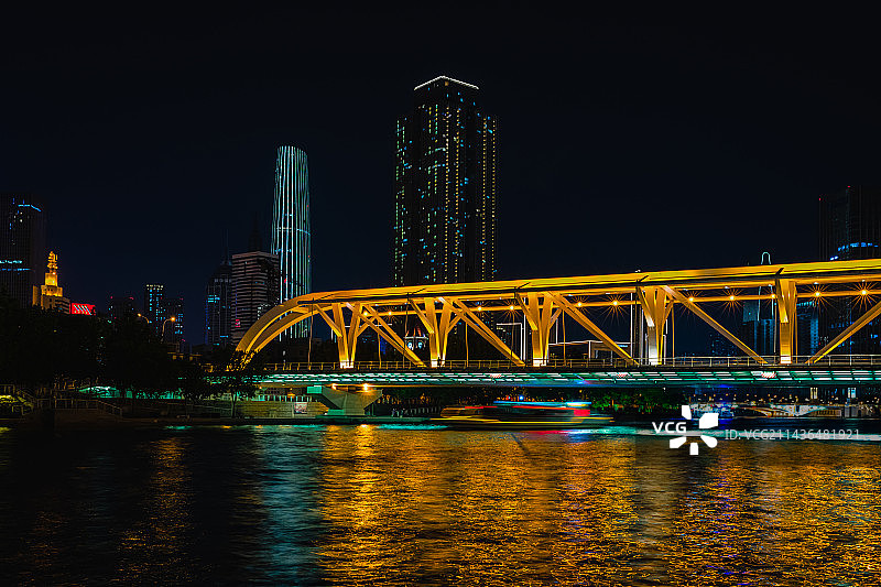 海河夜色美-2图片素材