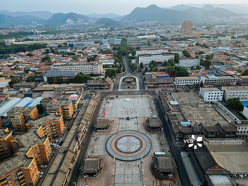 蓟州区 天津 鼓楼广场 独乐寺  白塔寺 人民大街图片素材