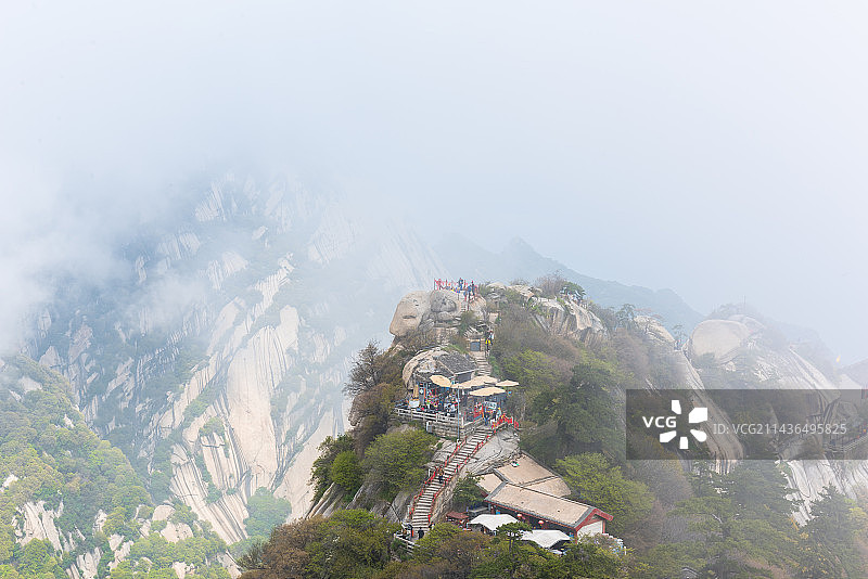 中国陕西省渭南市西岳华山风景区图片素材