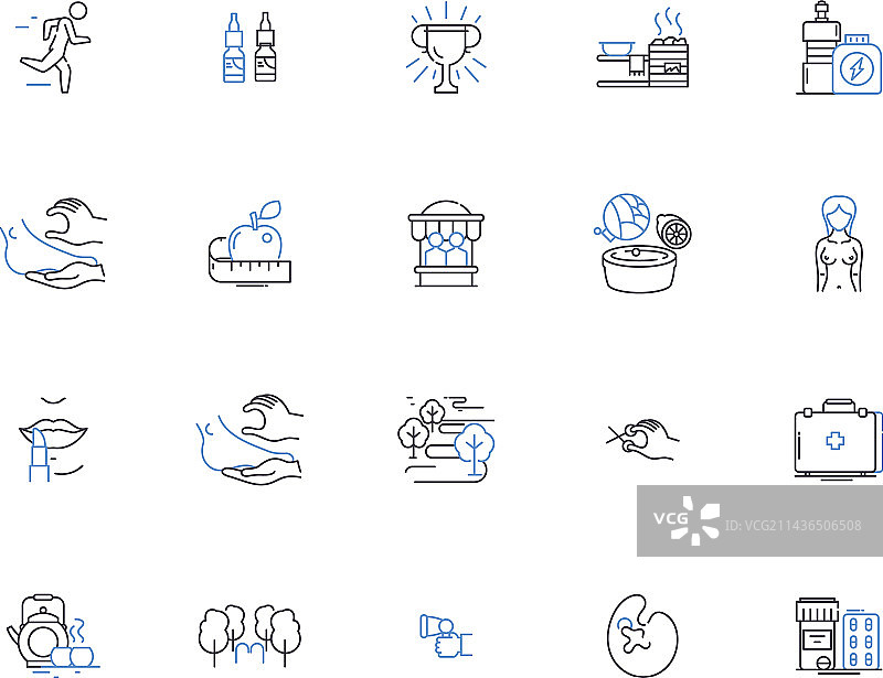 替代医学图标合集图片素材