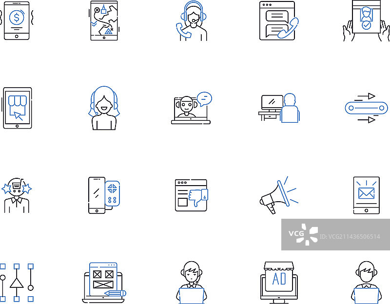 音频轮廓图标合集，包含声音音乐图片素材
