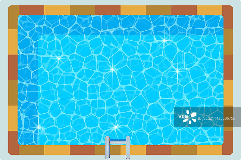 游泳池顶视图图片素材