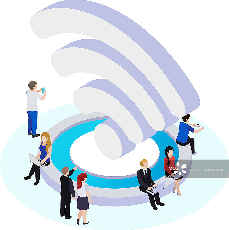 无线技术概念图片素材