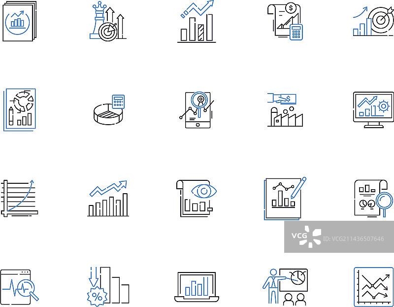 图表大纲图标合集图片素材