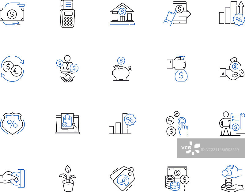 销售人员轮廓图标图片素材