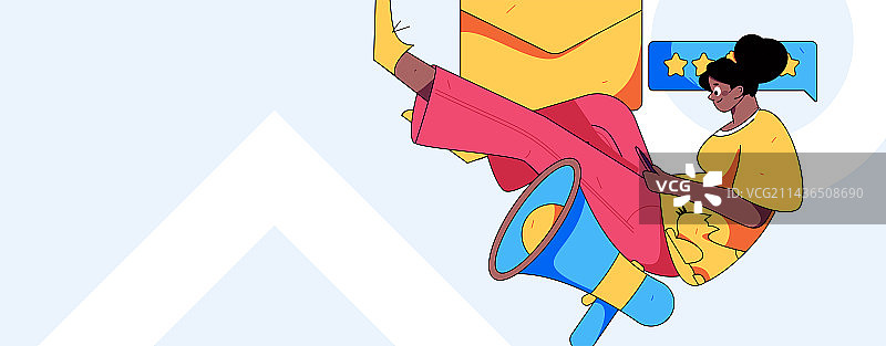 通知公告矢量创意扁平手绘插画图片素材