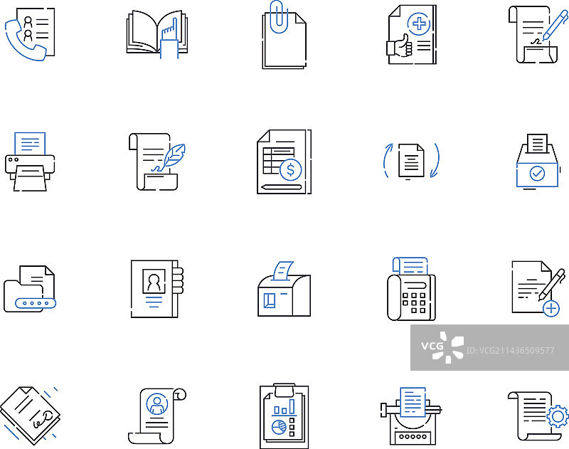 文本和文案大纲图标合集图片素材