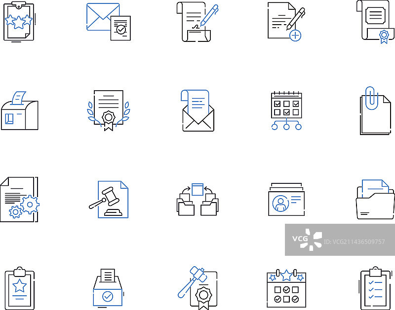 规划大纲图标合集图片素材