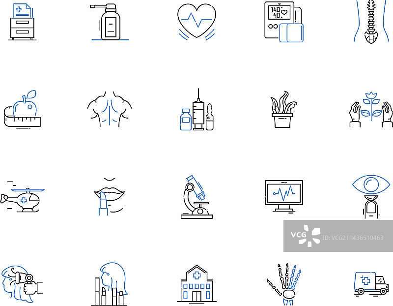 医疗保健图标合集图片素材