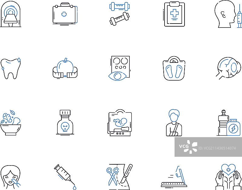 医疗保健图标合集图片素材