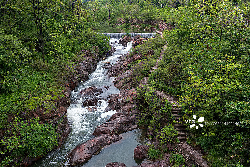 河南省洛阳市新安县青要山 风景区 旅游图片素材