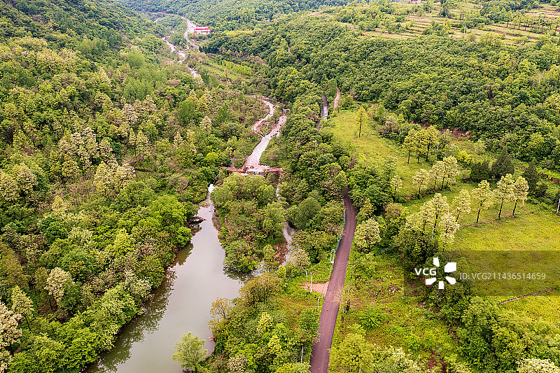 河南省洛阳市新安县青要山 风景区 旅游图片素材