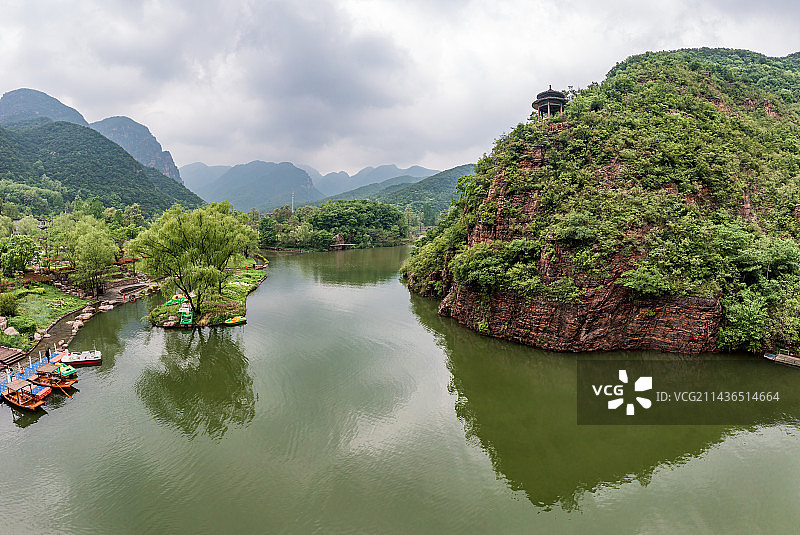 河南省洛阳市新安县青要山 风景区 旅游图片素材
