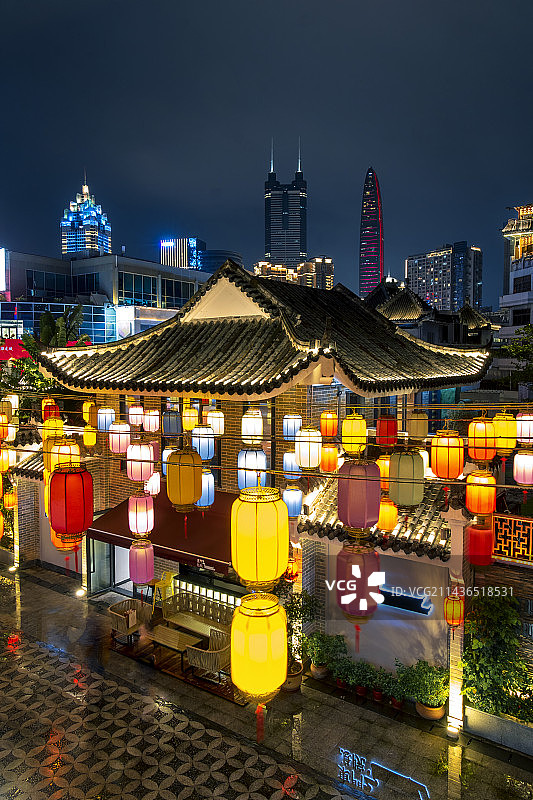 传统与现代的融合图片素材