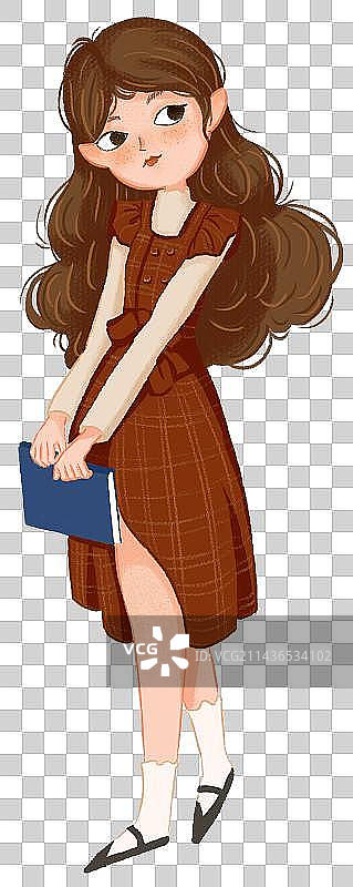 文艺风女孩图片素材