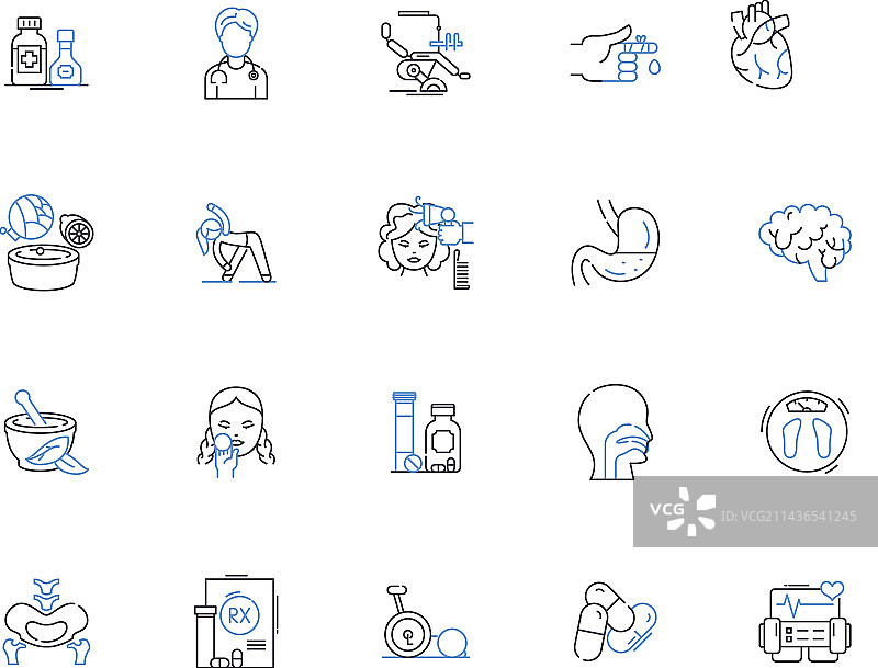 医疗保健图标合集图片素材