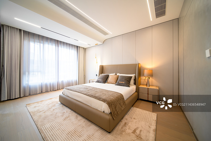 独栋联排样板房室内样张图片素材