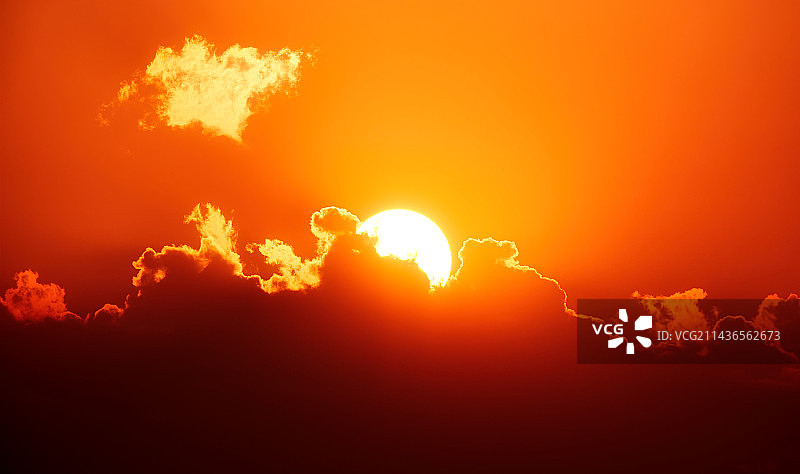 悬日 日落 日出图片素材