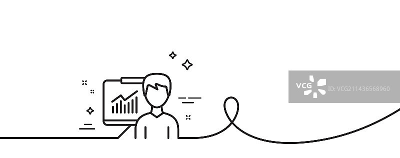 演示线条图标教育符号连续图片素材