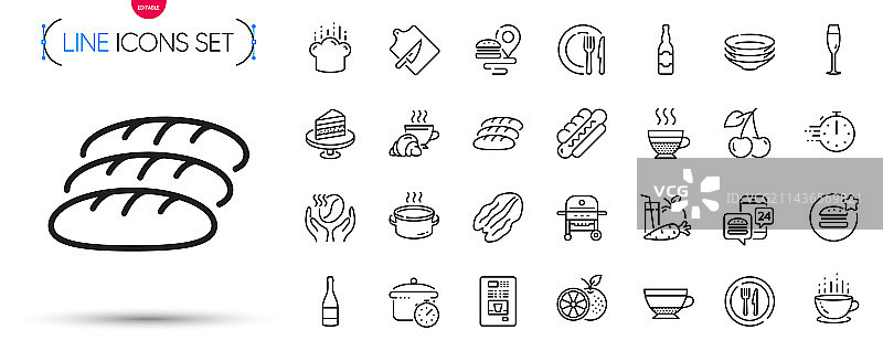 速溶卡布奇诺与食物图片素材