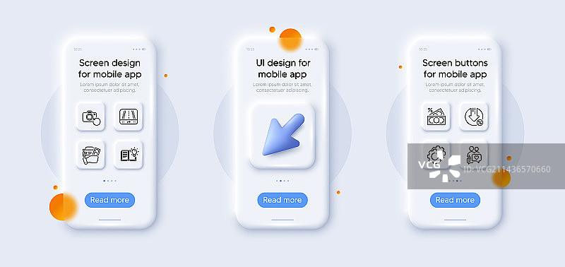 GPS恢复照片和设置齿轮线性图标图片素材
