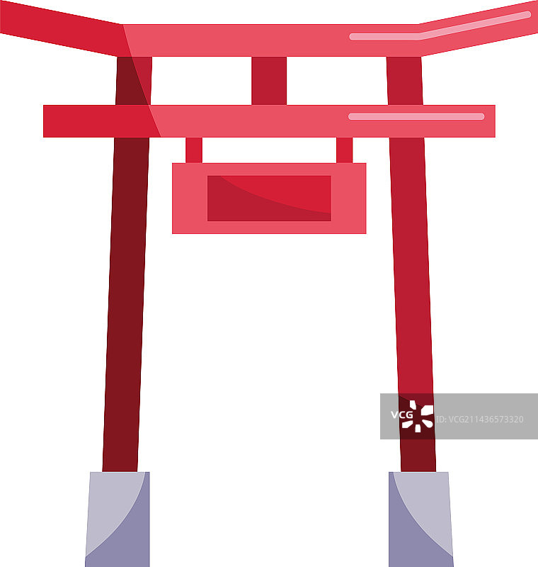 红色鸟居设计图片素材