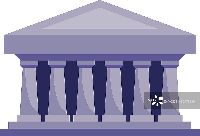 古典希腊建筑柱图片素材