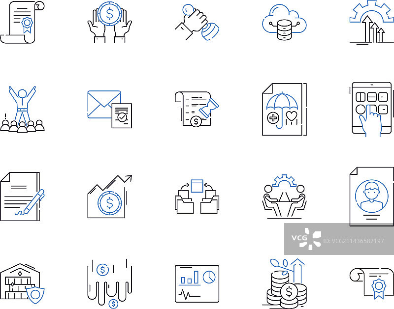 律师轮廓图标合集图片素材