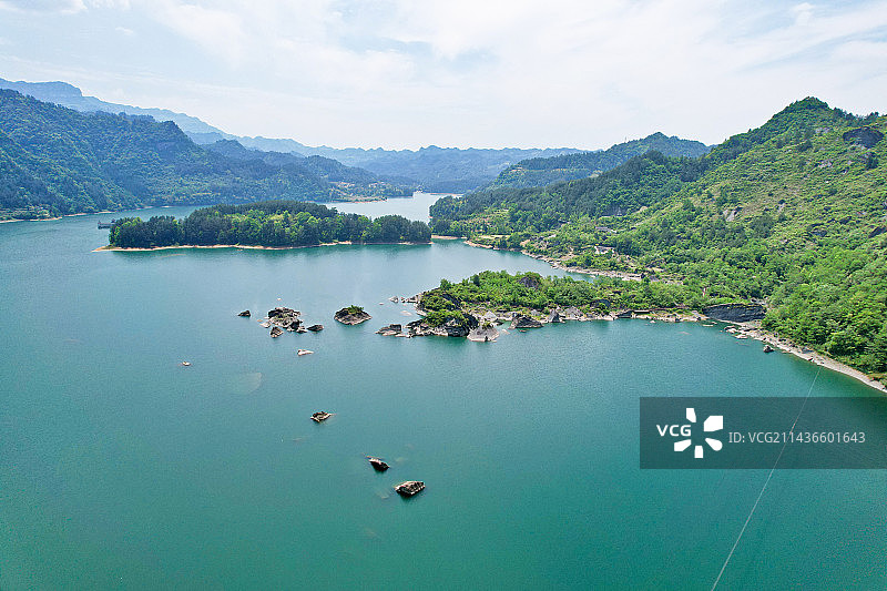 重庆黔江小南海航拍图片素材