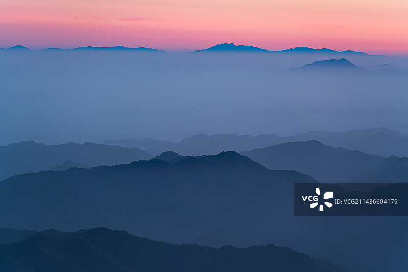 大围山森林公园日出云海图片素材