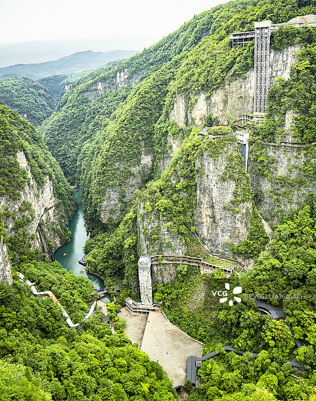 张家界大峡谷图片素材
