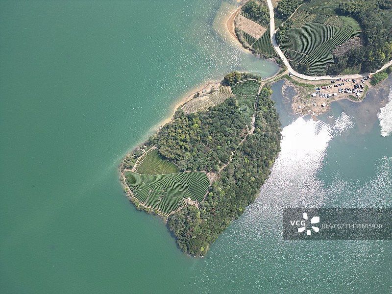 航拍山水图片素材