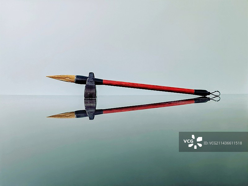 毛笔静物特写图片素材