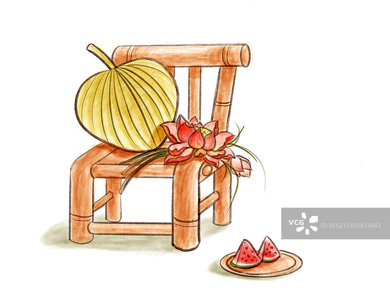 夏季插画图片素材