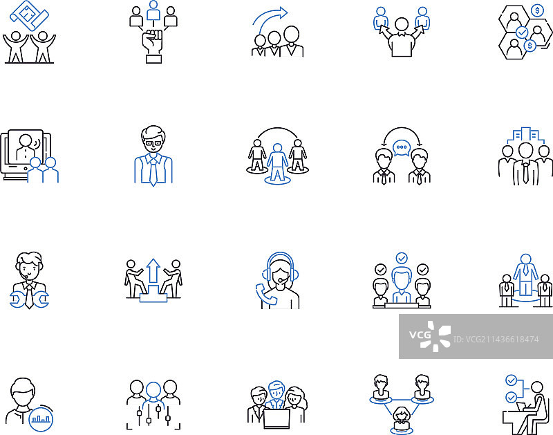 行政管理图标合集图片素材