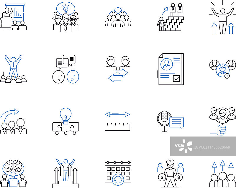 合作者轮廓图标合作伙伴系列图片素材