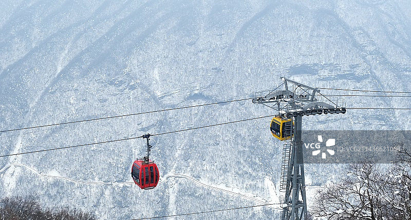 汉中龙头山缆车图片素材