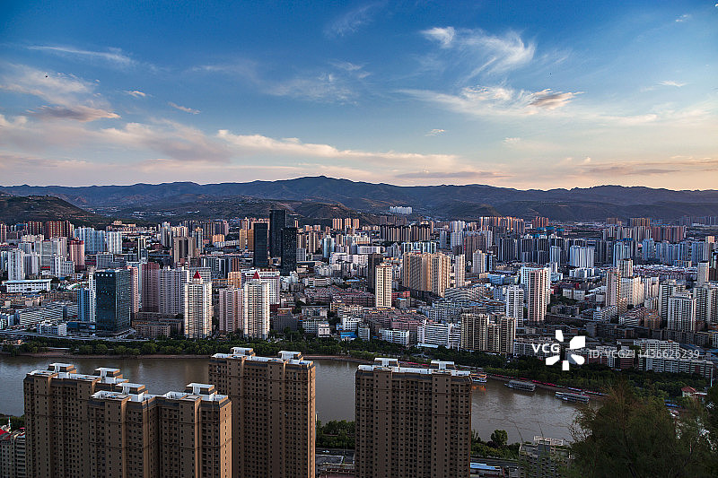 美丽的兰州黄河风情图片素材