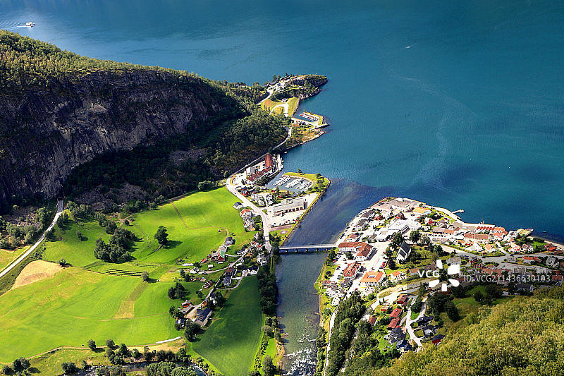 印象挪威 · 峡湾小镇图片素材