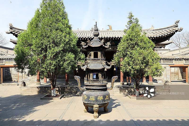 中国山西省大同市全国文保华严寺图片素材