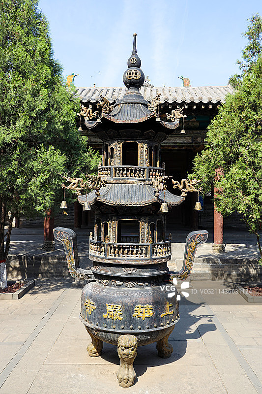 中国山西省大同市全国文保华严寺图片素材